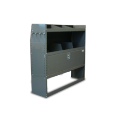 Van Modular Shelving Storage with Door Kit - 45"L x 44"H x 13"D